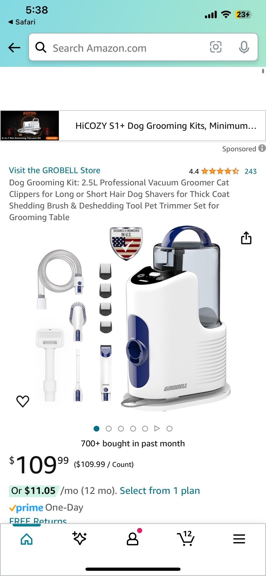 Dog Grooming Kit 