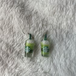 Starbucks macha frappe earring