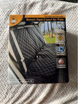 Brand New Bench Seat Cover for Pets