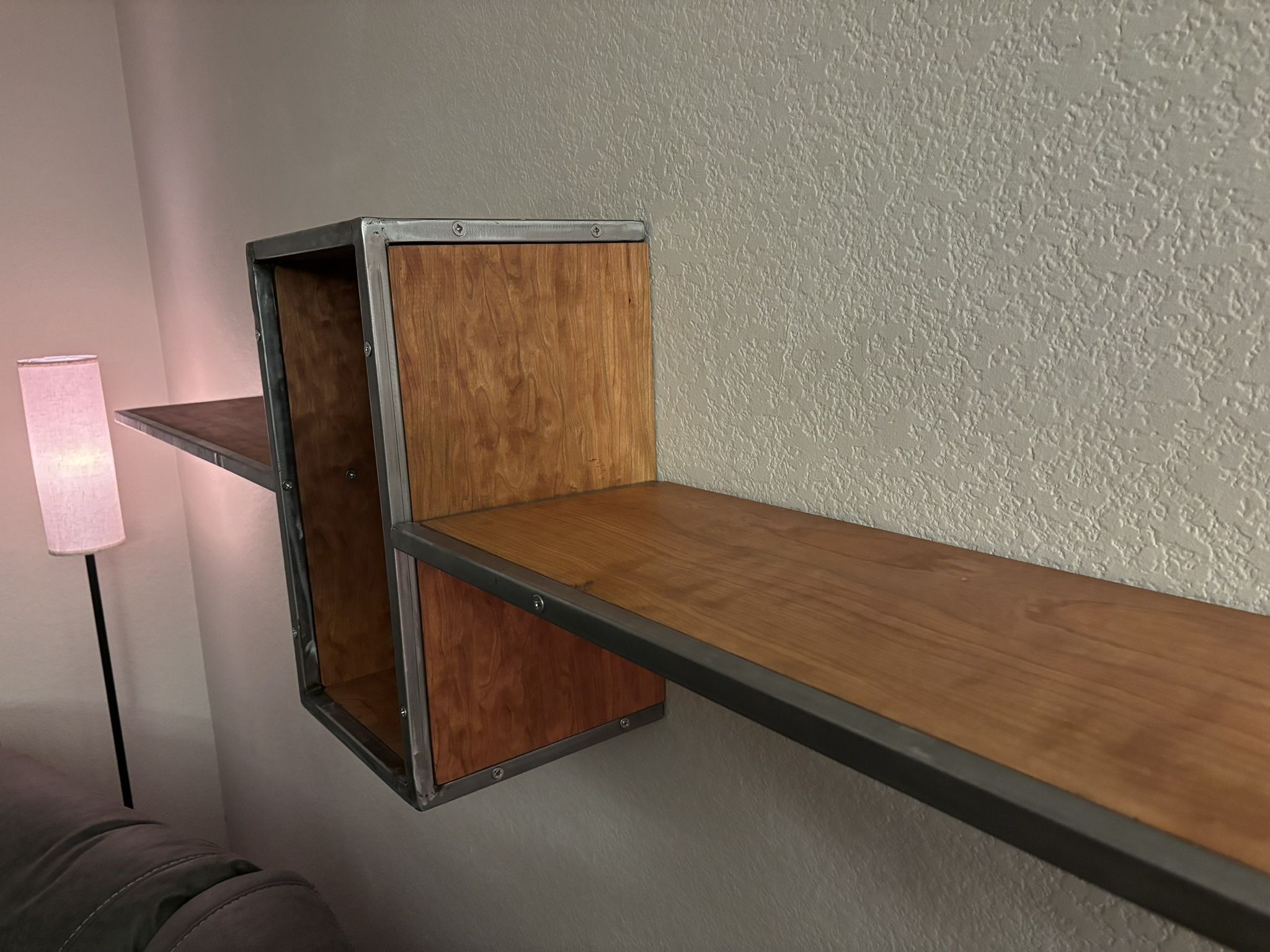 Handmade Cherrywood Shelving / Centerpiece