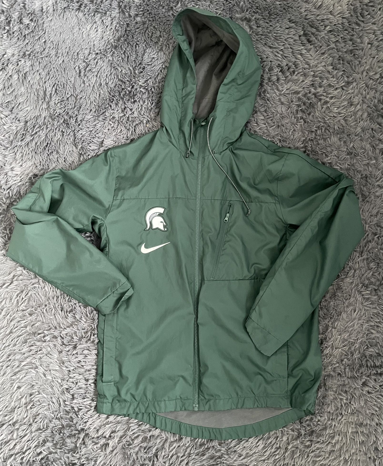 NIKE MICHIGAN STATE SPARTANS JACKET NIKE ELITE OFFICIAL TEAM GEAR NCAA