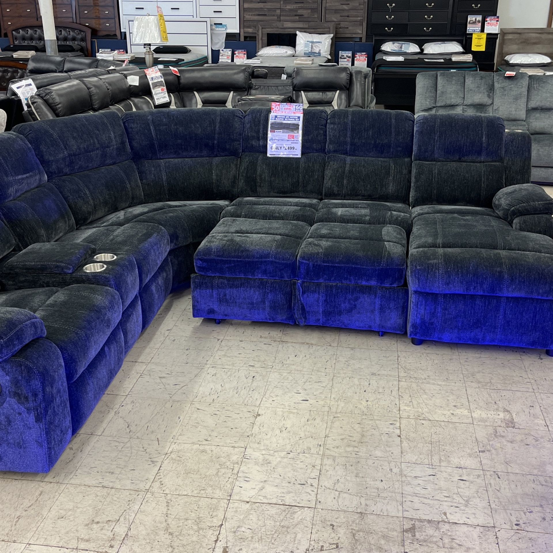 4 Pc Motion Reclining Sectional 
