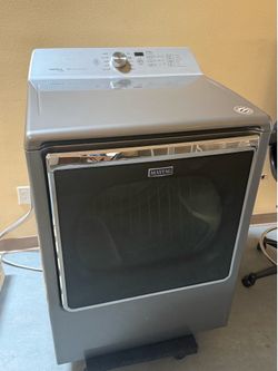 Electric dryer Maytag large 8.8 capacity grey