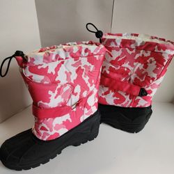 Red Head Girls Size 6 Snowboard Snow Winter Boots Pink Insulated