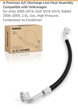 A-Premium A/C Discharge Line Hose Assembly Compatible with VW Volkswagen
for Jetta Rabbit Golf