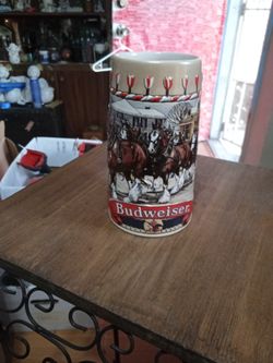 Budweiser Collector Series 1986 Beer Stein