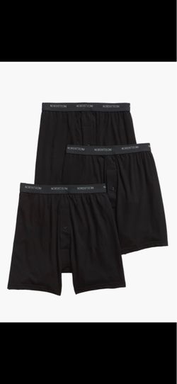 Nordstrom Men's Boxer Briefs 3-Pack Black