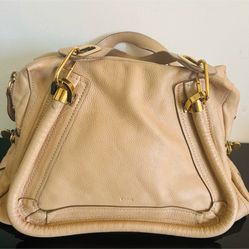 Chloe Parati shoulder bag leather with COA