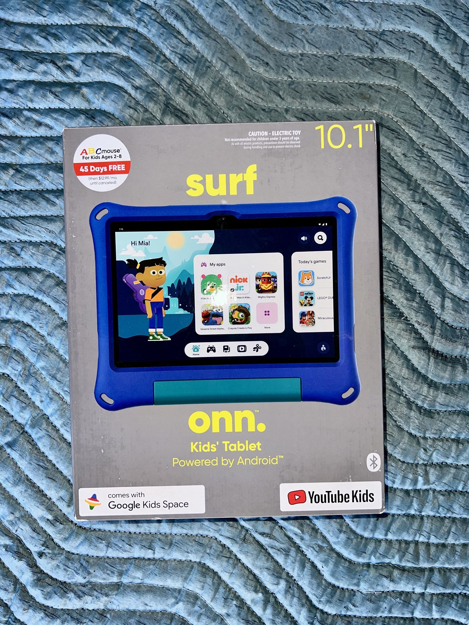 ONN Surf 10.1” Kids Tablet.