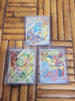 Chikorita 046 Cyndaquil 047 Totodile 048 Promos