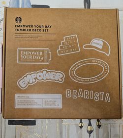 Starbucks Empower Your Day Tumbler Deco Set
