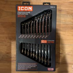 Icon Ratcheting Wrench Set 10-19mm 