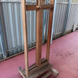 large double sided antique easel