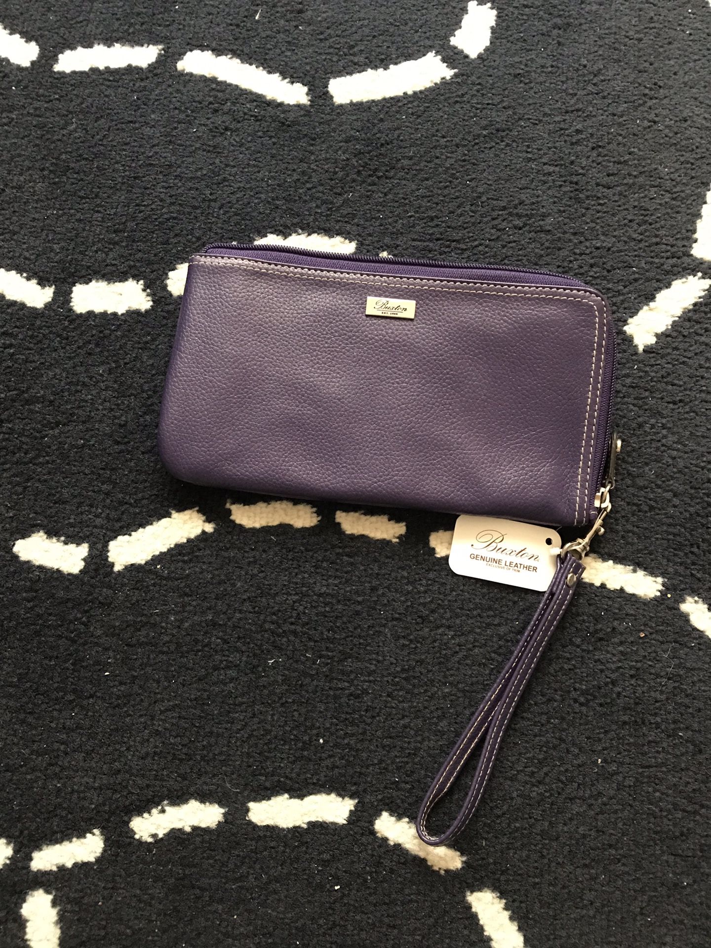 Purple wristlet