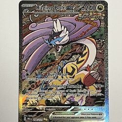 Pokemon Prismatic Evolution Raging Bolt SIR