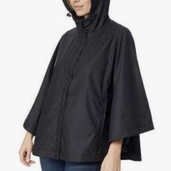 32 Degrees Ladies' Rain Poncho Black