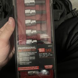 Professional hex socket set