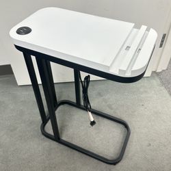 Side Table With USB charging Feature 