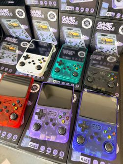 New R36S Handheld game console with 20k classic games