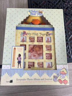 Hallmark Baby's First Year Baby Book Keepsake Album with Photos and Journal