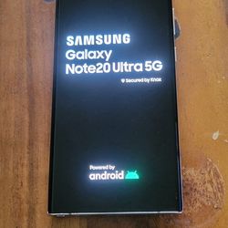 17) GALAXY NOTE 20 ULTRA. 128GB HD AND 12GB RAM. HAD BRAND NEW SCREEN AND BACK GLASS STILL HAS ORIGINAL PROTECTOR FILM ON IT. IN