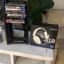 PS4 Games And Headphones 