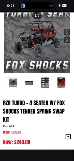 Rzr aid springs