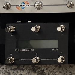 Morningstar MC6 MKII Pedalboard MIDI Controller