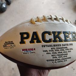 Green Bay Packers Signature Series Football