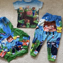 Xs Boys Minecraft Clothing Set