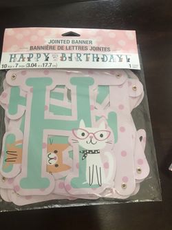 Cat party decoration