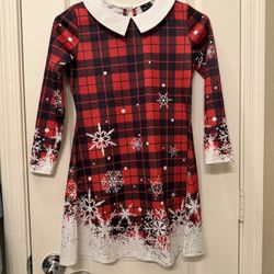 Girls Christmas/Holiday Dress Medium 7/8 - Perfect Condition 