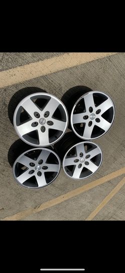 4 — 17x7.5 5x5 5x127 Stock Jeep Wrangler JK JL Gladiator Grand Cherokee Wheels Rims!!!!!!