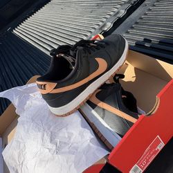 Orange And Black Nike Lows