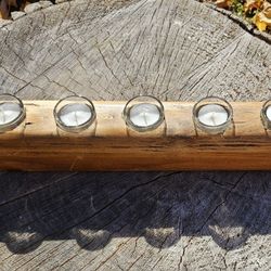 Reclaimed Wood Votive Candleholder
