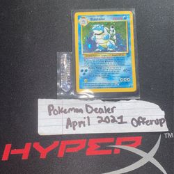Mint Condition Base Edition Holo Blastoise