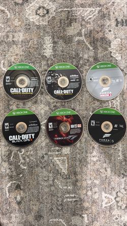 6 Xbox One Game Discs Bundle