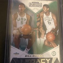 Bill Russell College card 