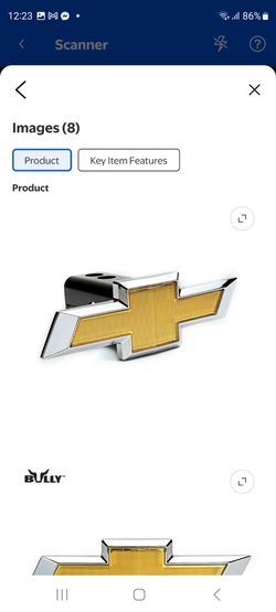 Pilot Automotive CR-132 Chevrolet Chrome With Amber Center Hitch Cover