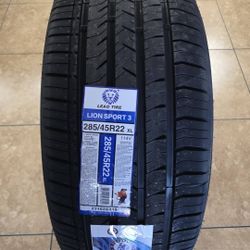 285/45/22 New Tires Set 