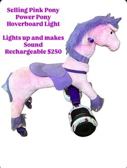 Pink Pony Power Pony Hoverboard