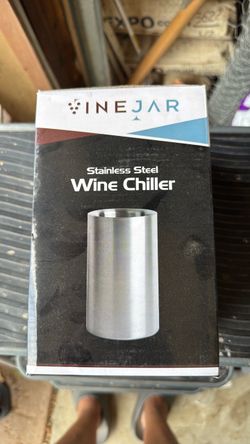 VineJar Stainless Steel Wine Chiller