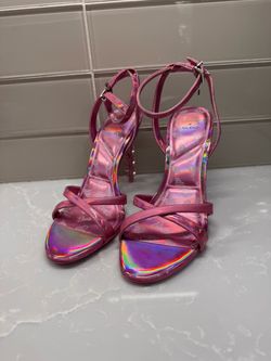 NEW Barbie x ALDO Pink Heart Heel Sandals – Women’s 6.5 – Limited Edition