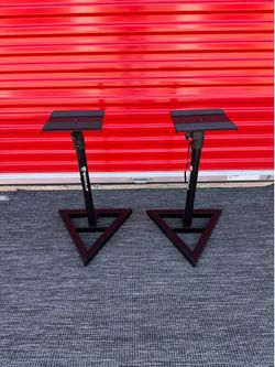 Rockville Adjustable Studio Monitor Speaker Stands (Pair) – Heavy Duty