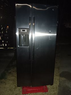 Ge Stainless Steel Refrigerator Double Door