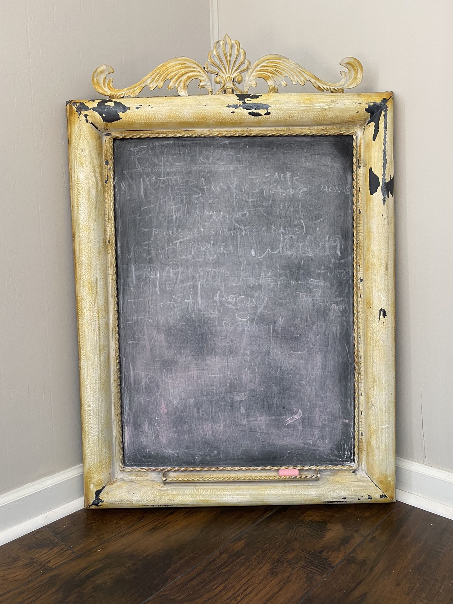 Metal White Frame Chalkboard