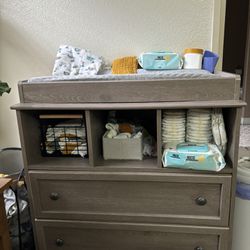 Changing Table With Drawers - Great Condition ($100 OBO)
