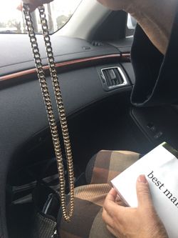 Gold plated chain