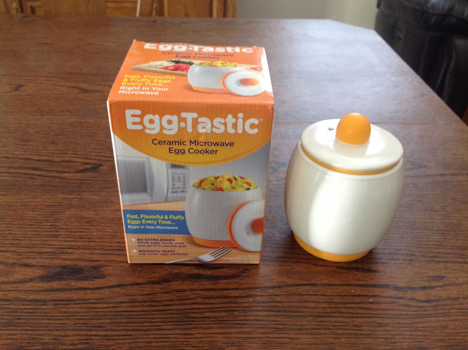 Egg-tastic Ceramic Microwave Egg Cooker