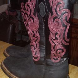 Ferrini pink boots 